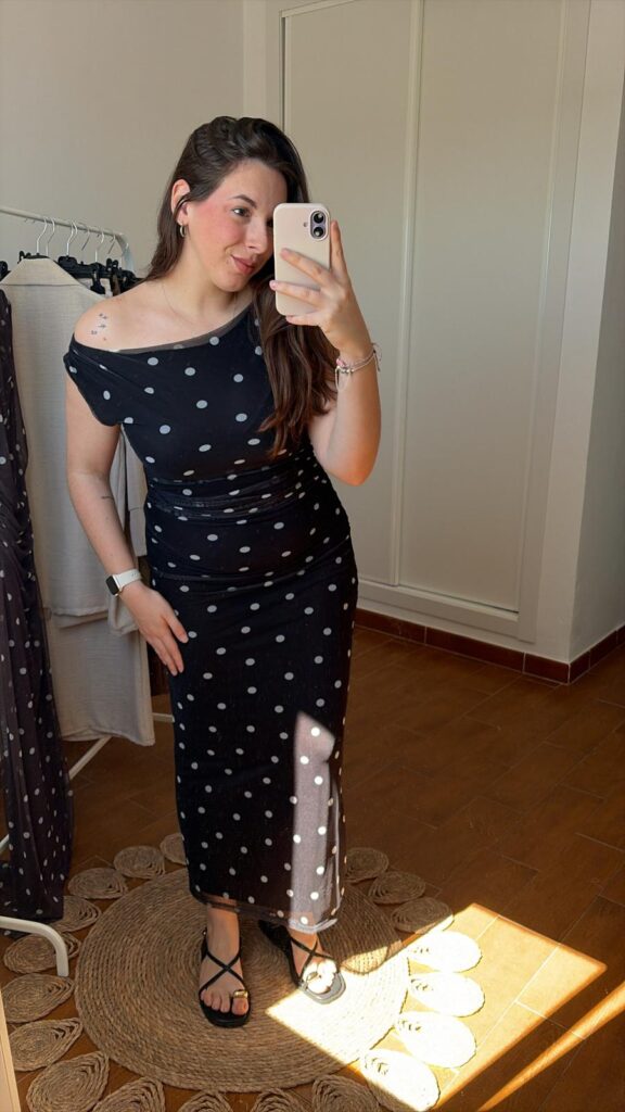 Vestido Lunares