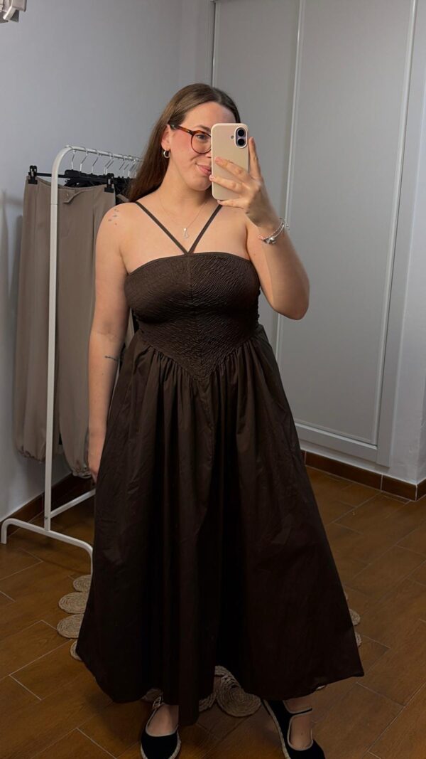 Vestido Nido Abeja