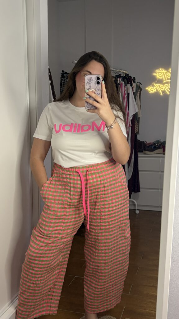 Pantalón Vichy fluor varios colores